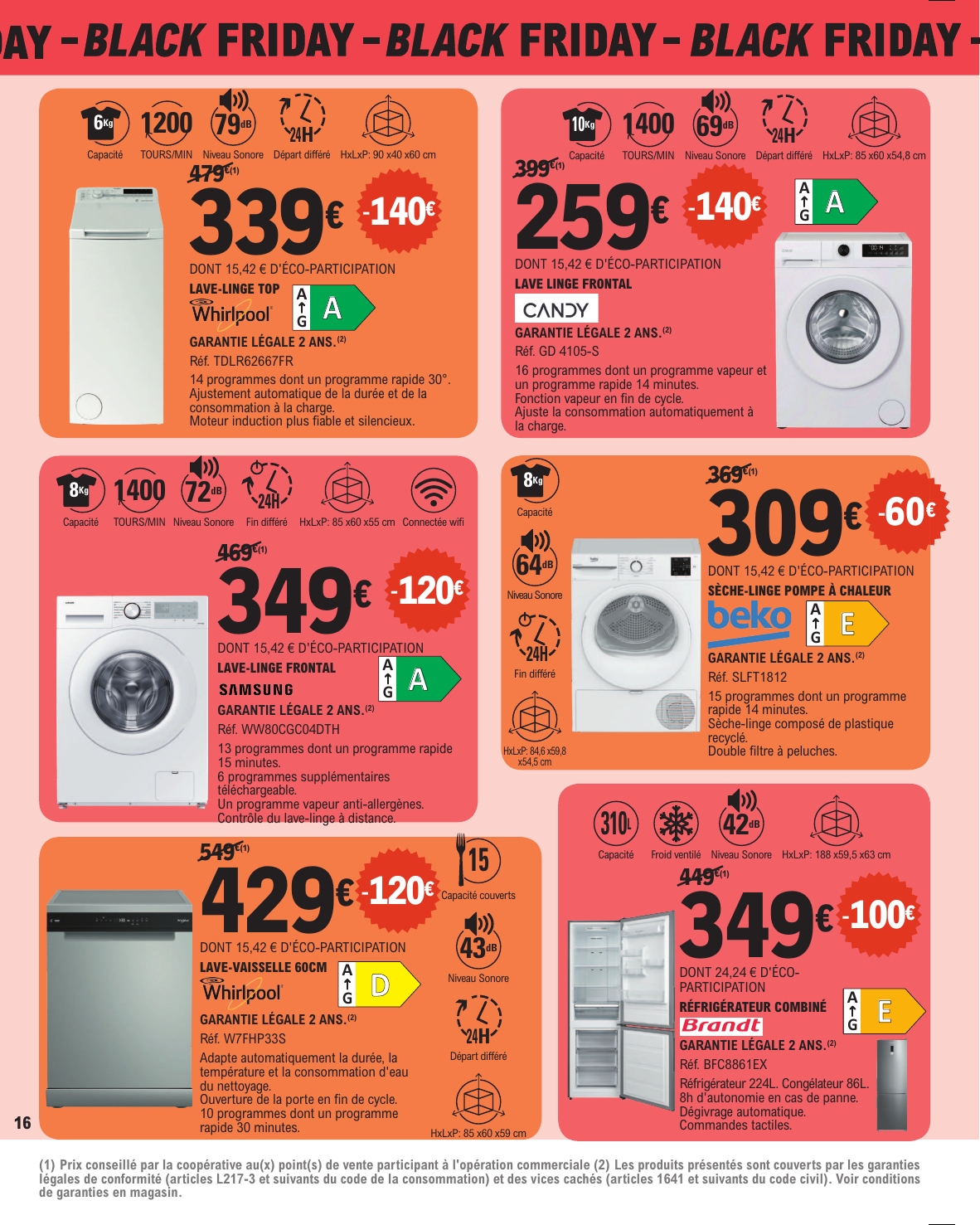 e-leclerc - Catalogue E.Leclerc - Black Friday valable du 21/11 au 30/11 - page: 16