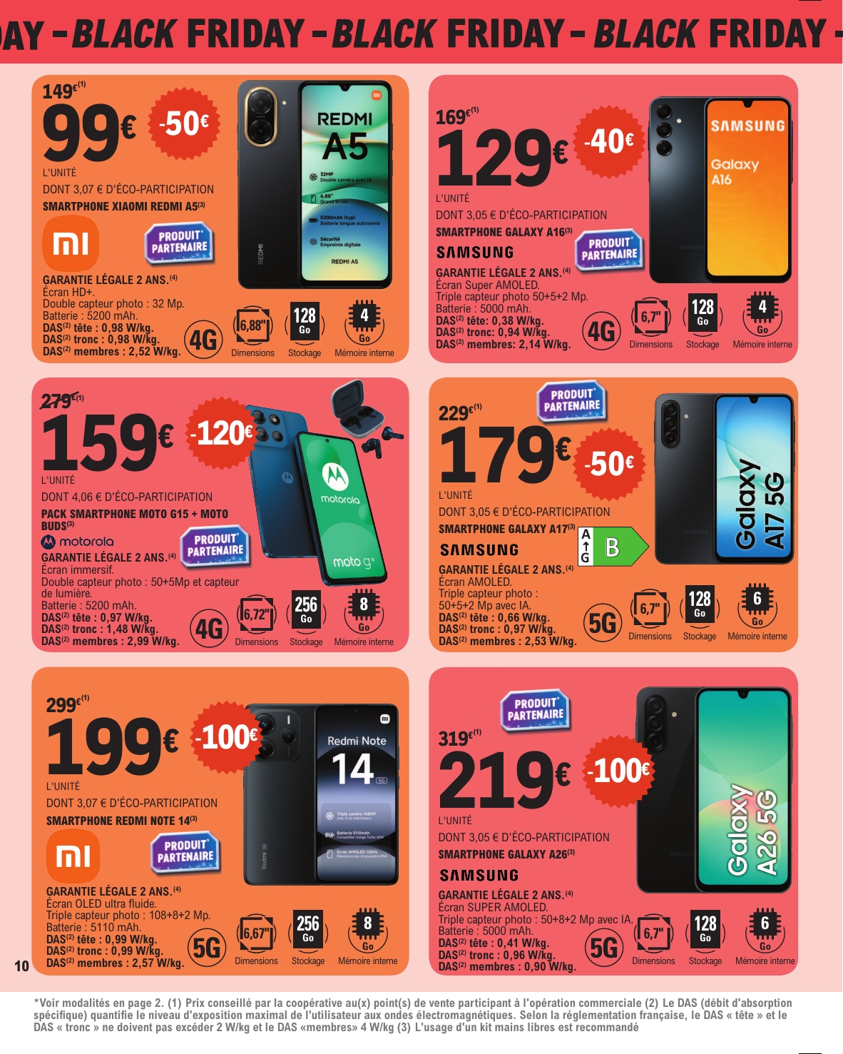 e-leclerc - Catalogue E.Leclerc - Black Friday valable du 21/11 au 30/11 - page: 10