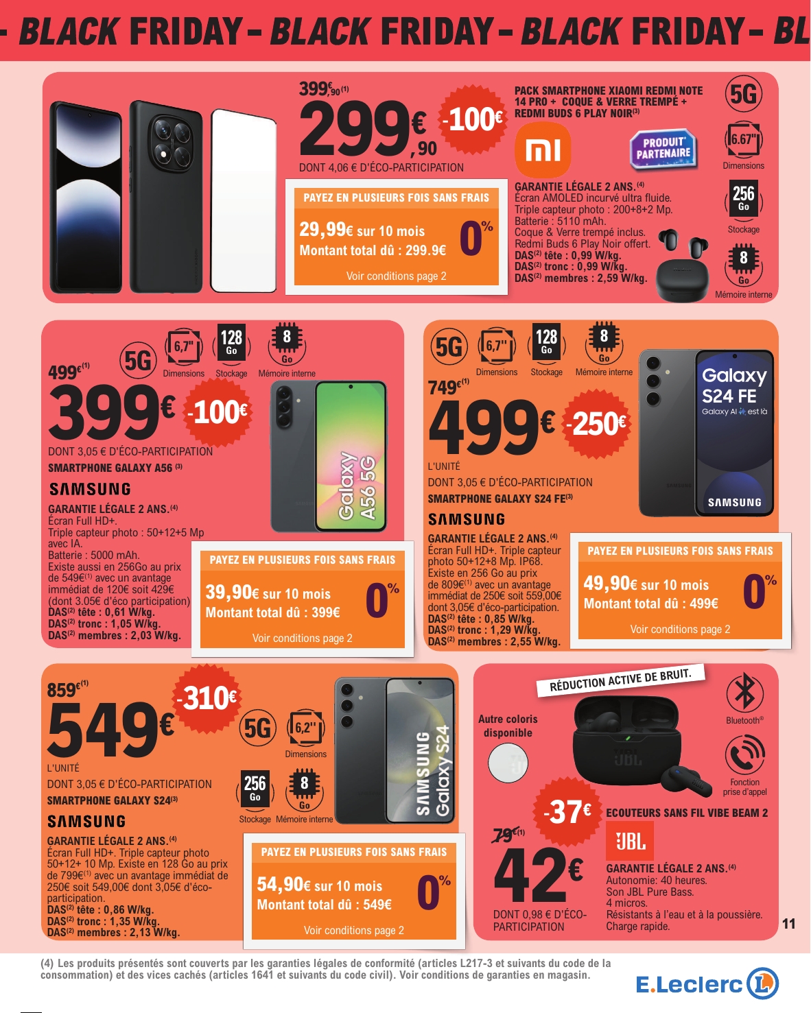e-leclerc - Catalogue E.Leclerc - Black Friday valable du 21/11 au 30/11 - page: 11