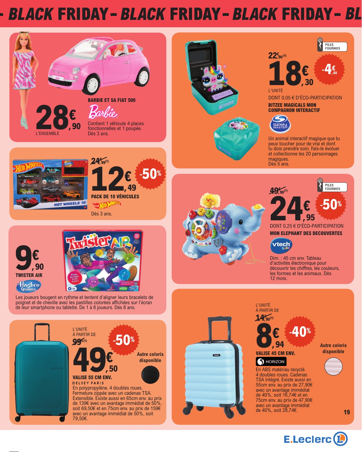 e-leclerc - Catalogue E.Leclerc - Black Friday valable du 21/11 au 30/11 - page: 19