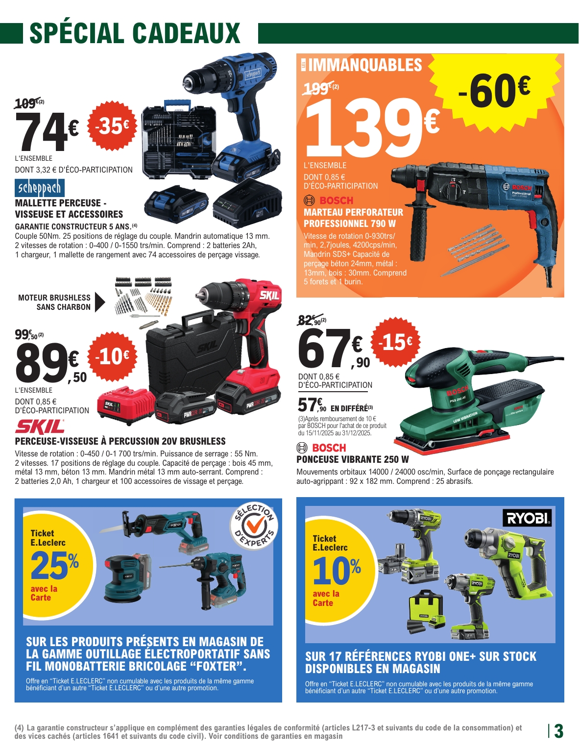e-leclerc - Catalogue E.Leclerc - Brico valable du 25/11 au 13/12 - page: 3