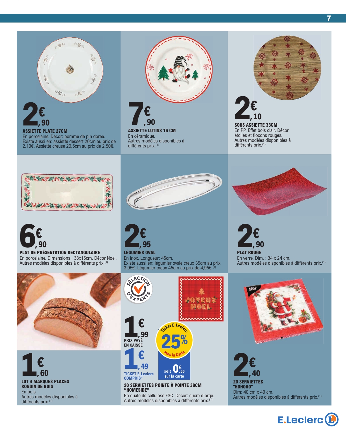e-leclerc - Catalogue E.Leclerc valable du 25/11 au 06/12 - page: 7