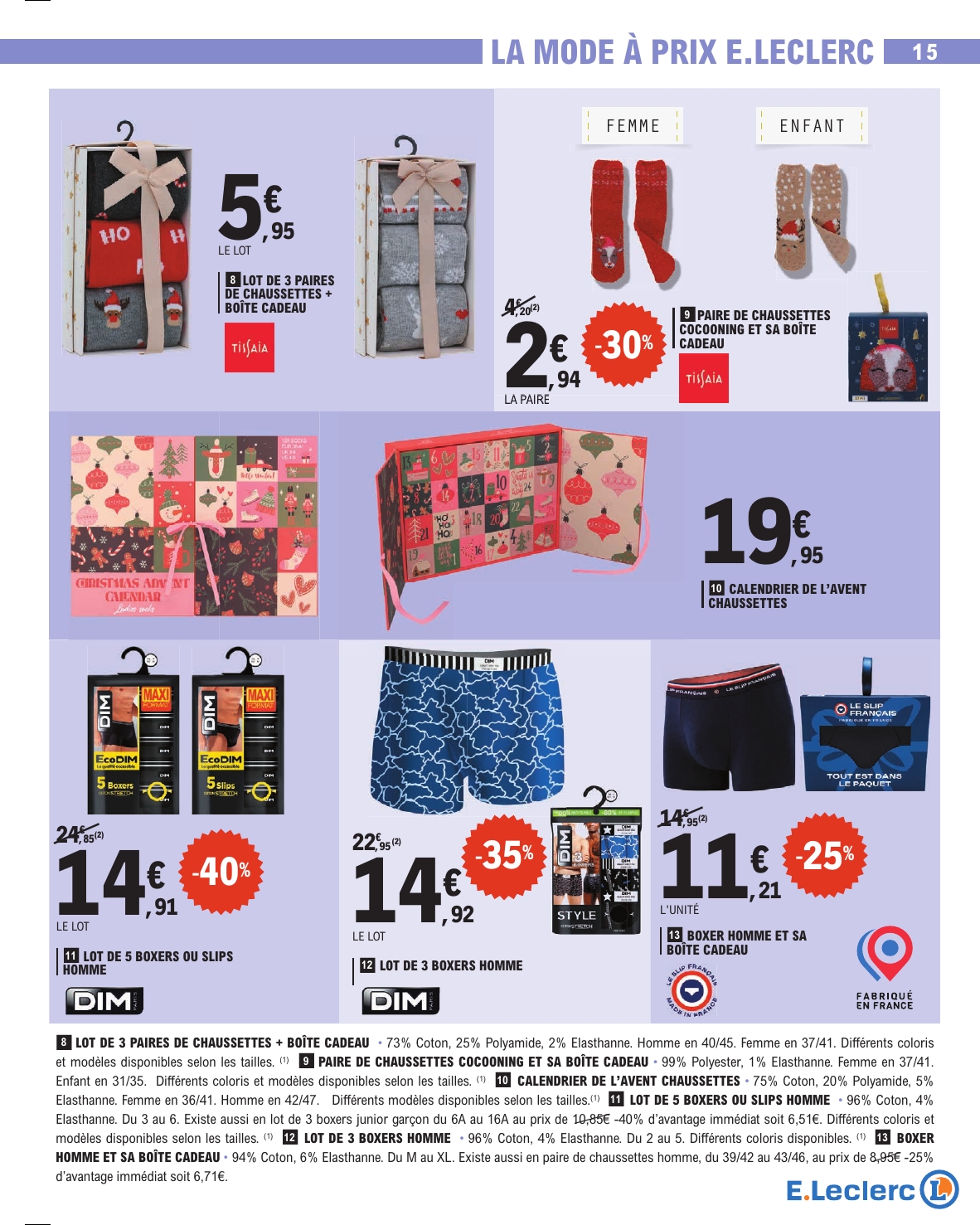 e-leclerc - Catalogue E.Leclerc valable du 25/11 au 06/12 - page: 15