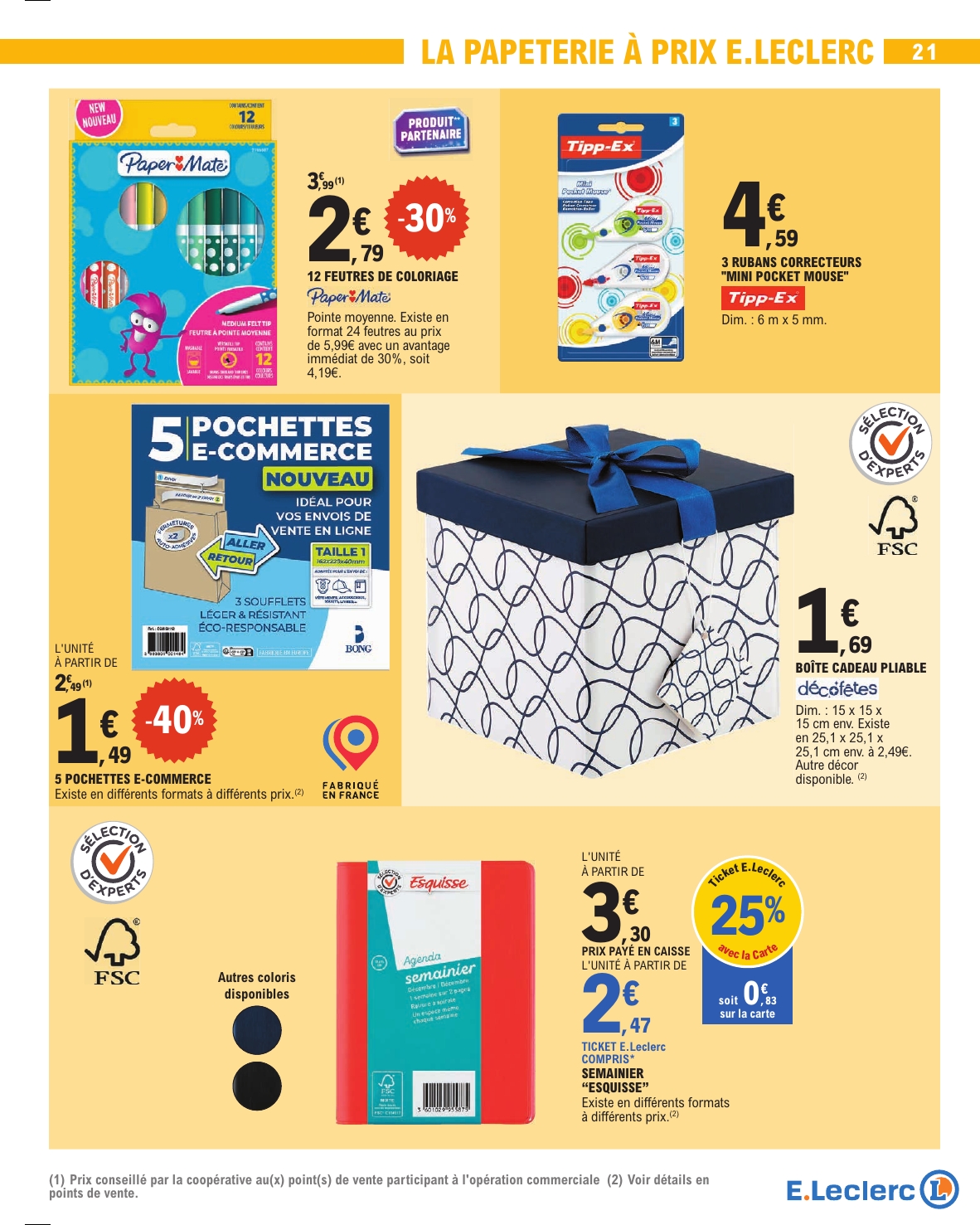 e-leclerc - Catalogue E.Leclerc valable du 25/11 au 06/12 - page: 21