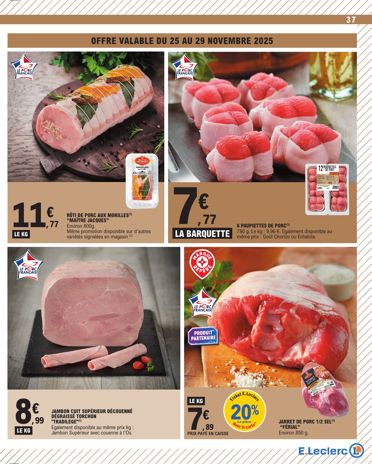 e-leclerc - Catalogue E.Leclerc valable du 25/11 au 06/12 - page: 37