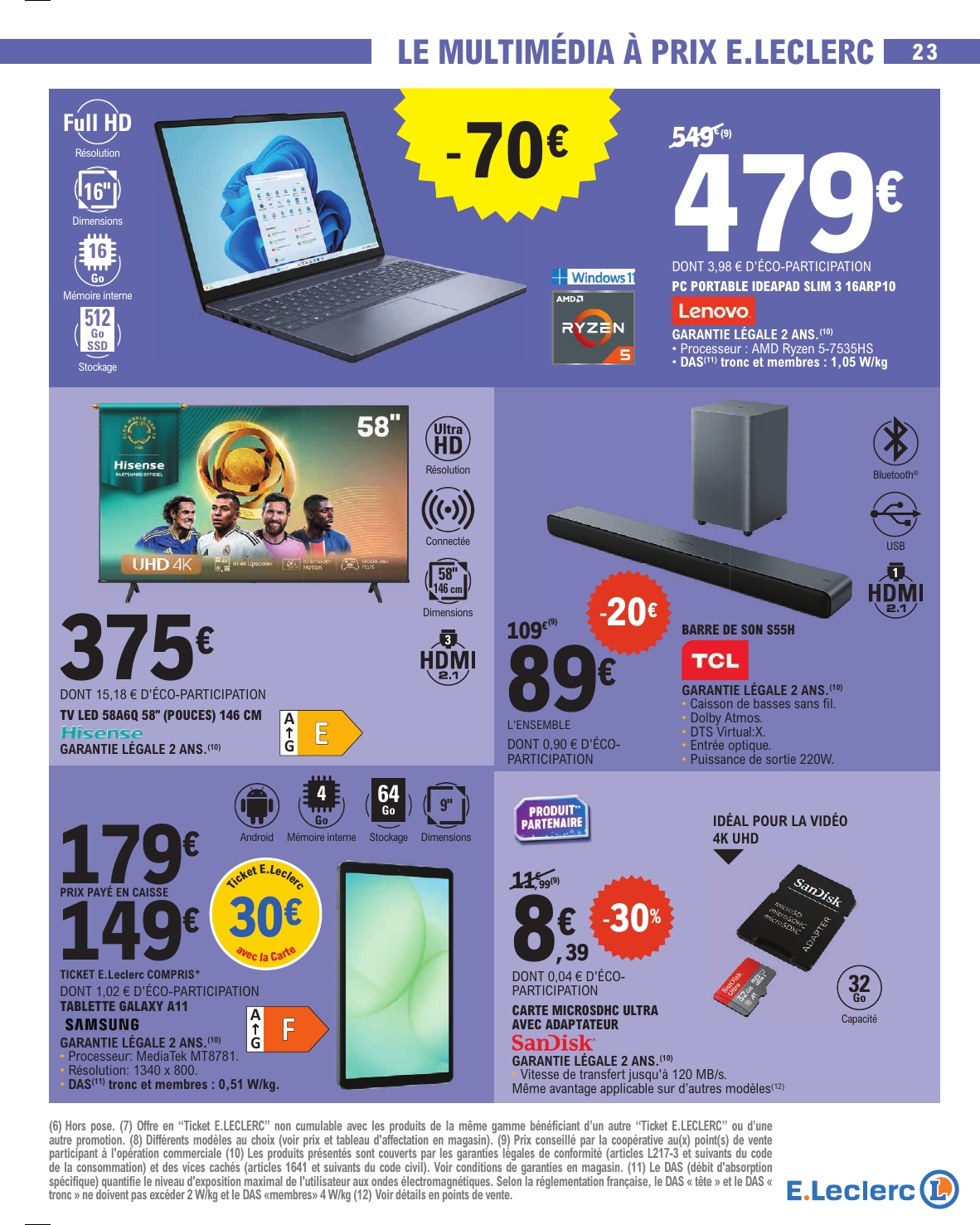 e-leclerc - Catalogue E.Leclerc valable du 25/11 au 06/12 - page: 23