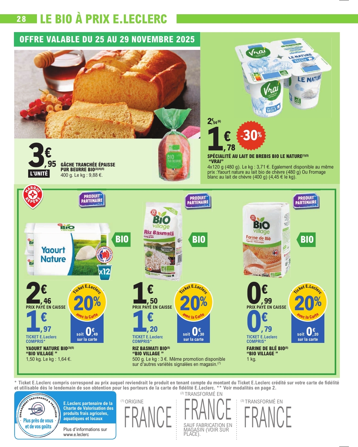 e-leclerc - Catalogue E.Leclerc valable du 25/11 au 06/12 - page: 28