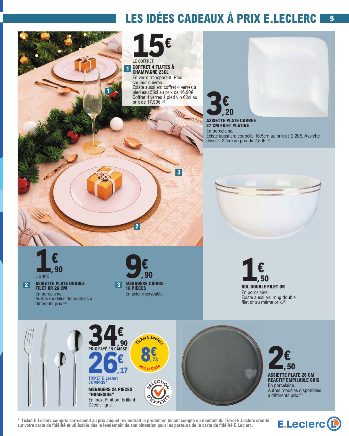 e-leclerc - Catalogue E.Leclerc valable du 25/11 au 06/12 - page: 5