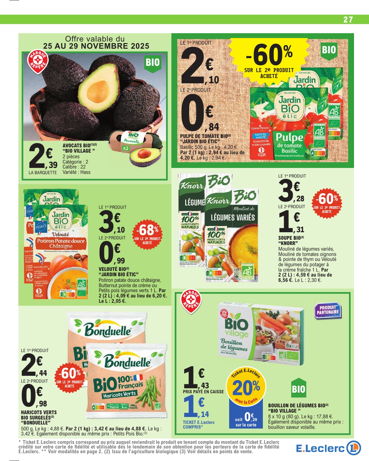 e-leclerc - Catalogue E.Leclerc valable du 25/11 au 06/12 - page: 27