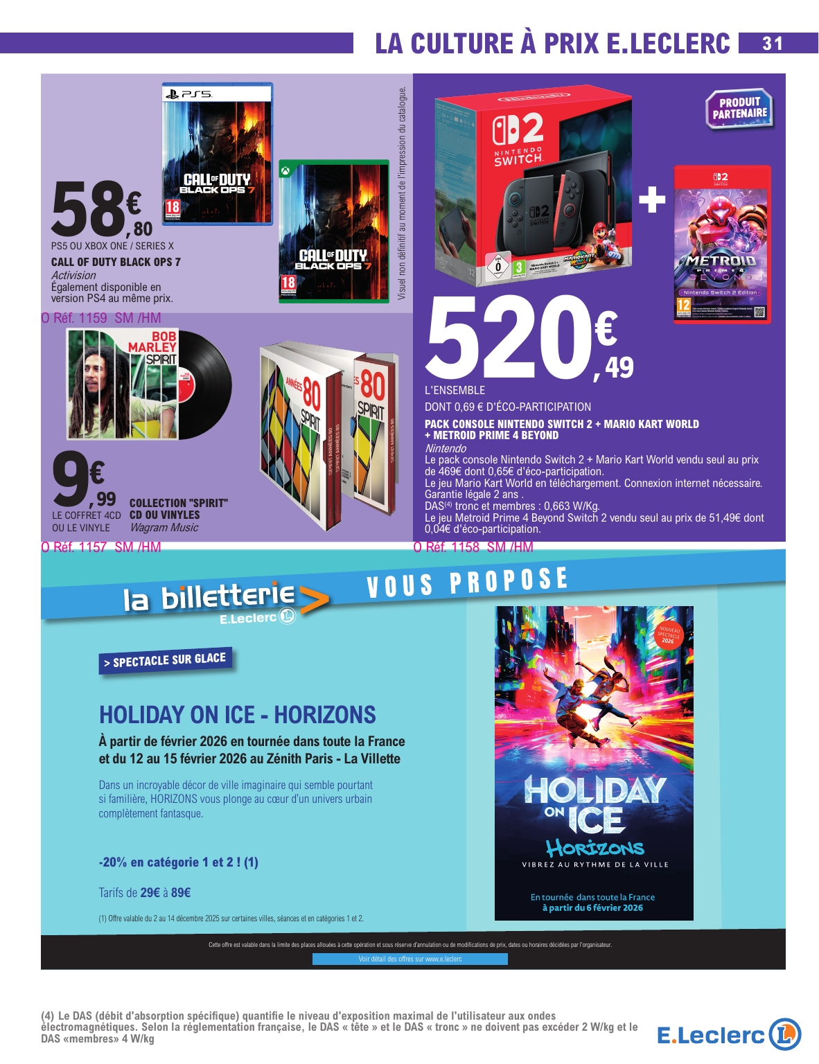 e-leclerc - Catalogue E.Leclerc - Préparer Noel valable du 02/12 au 13/12 - page: 31