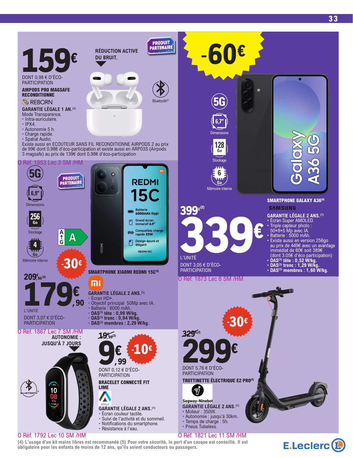 e-leclerc - Catalogue E.Leclerc - Préparer Noel valable du 02/12 au 13/12 - page: 33