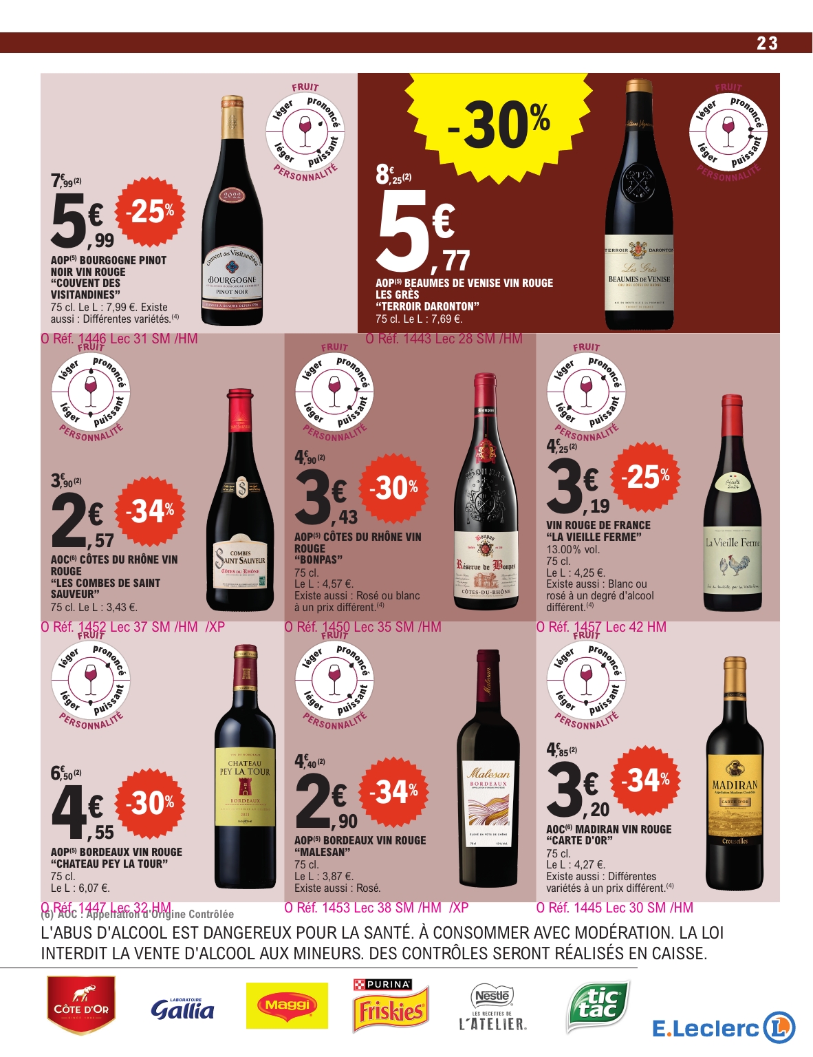 e-leclerc - Catalogue E.Leclerc - Préparer Noel valable du 02/12 au 13/12 - page: 23