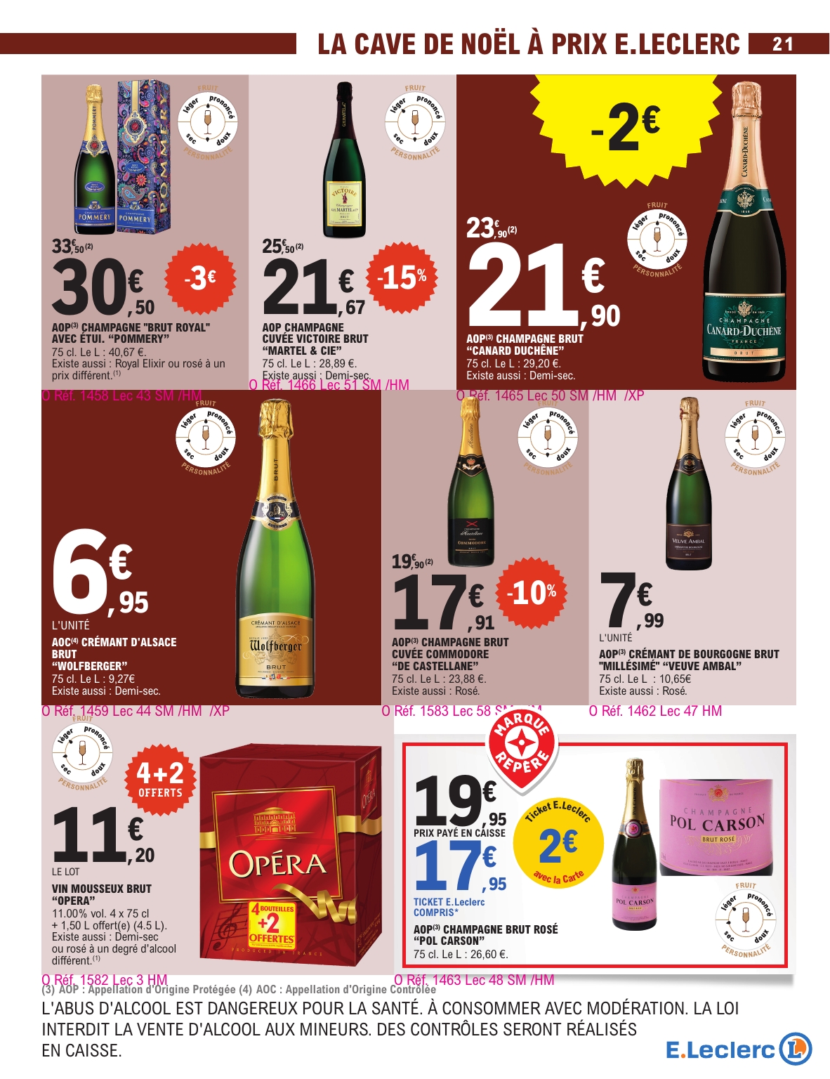 e-leclerc - Catalogue E.Leclerc - Préparer Noel valable du 02/12 au 13/12 - page: 21