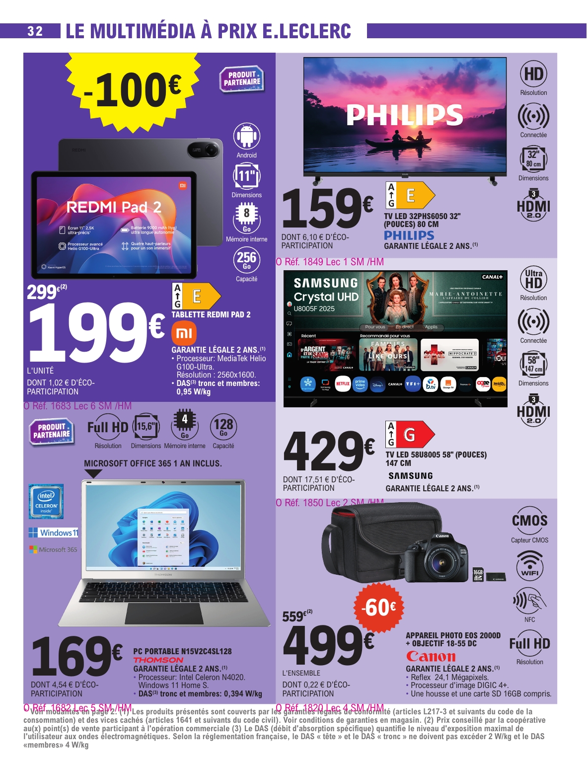 e-leclerc - Catalogue E.Leclerc - Préparer Noel valable du 02/12 au 13/12 - page: 32
