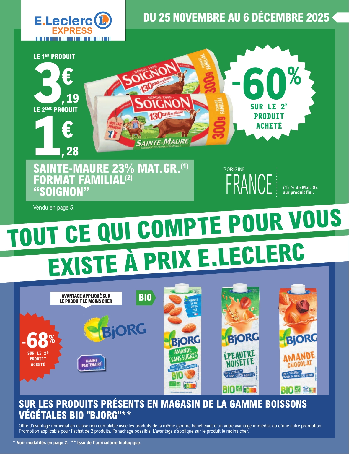 e-leclerc - Catalogue E.Leclerc - Express valable du 25/11 au 06/12