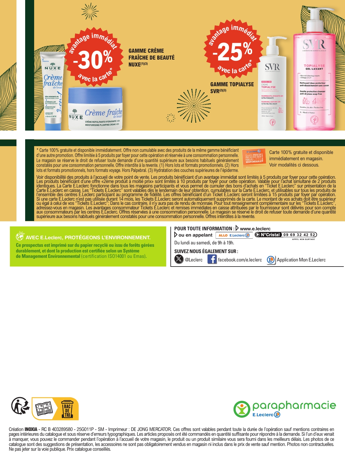 e-leclerc - Catalogue E.Leclerc - Parapharmacie valable du 02/12 au 20/12 - page: 8