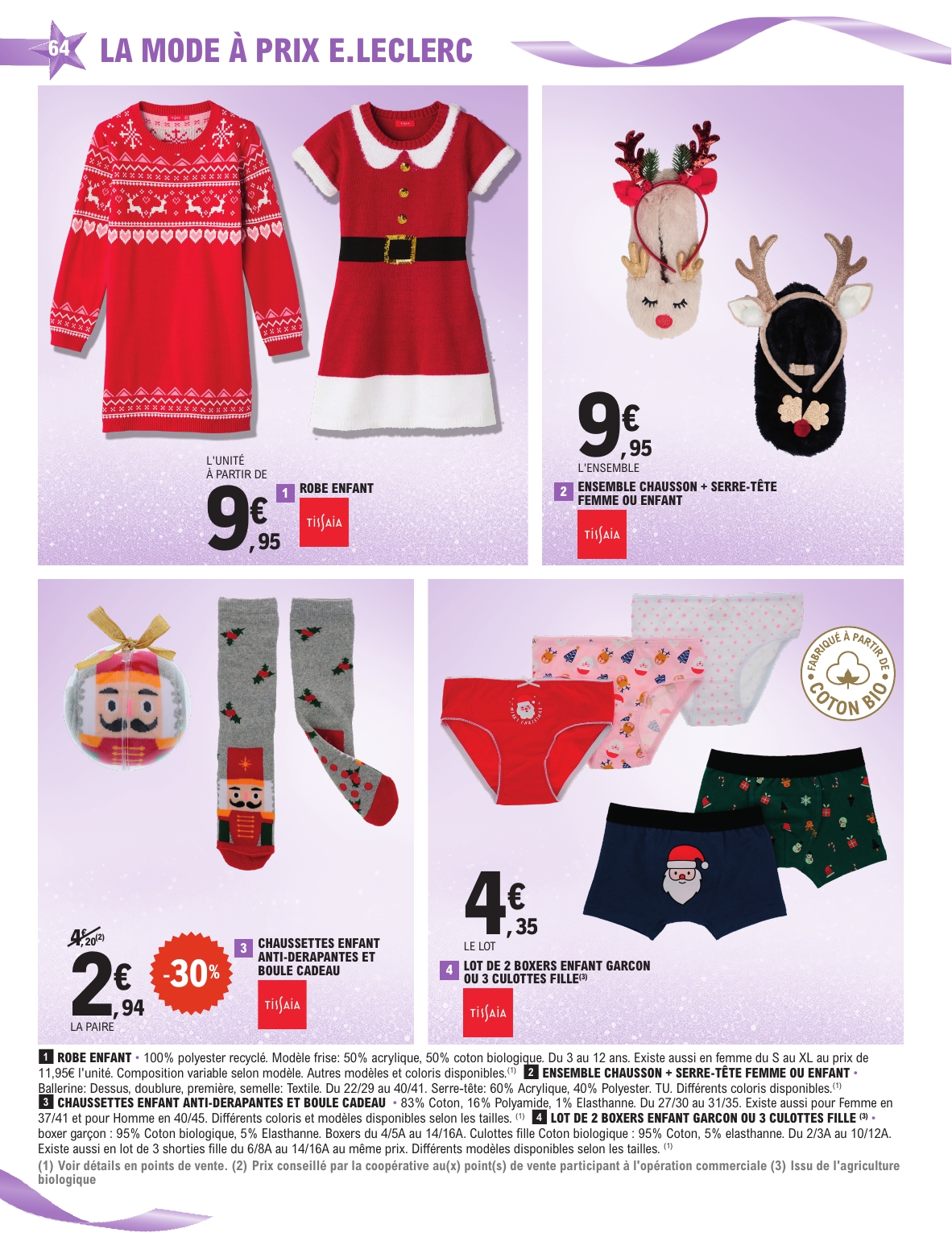 e-leclerc - Catalogue E.Leclerc - Cadeaux valable du 02/12 au 20/12 - page: 64