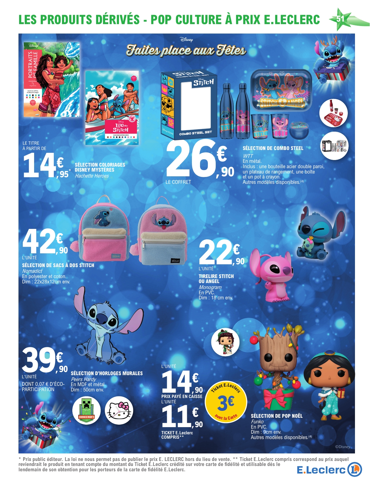 e-leclerc - Catalogue E.Leclerc - Cadeaux valable du 02/12 au 20/12 - page: 51