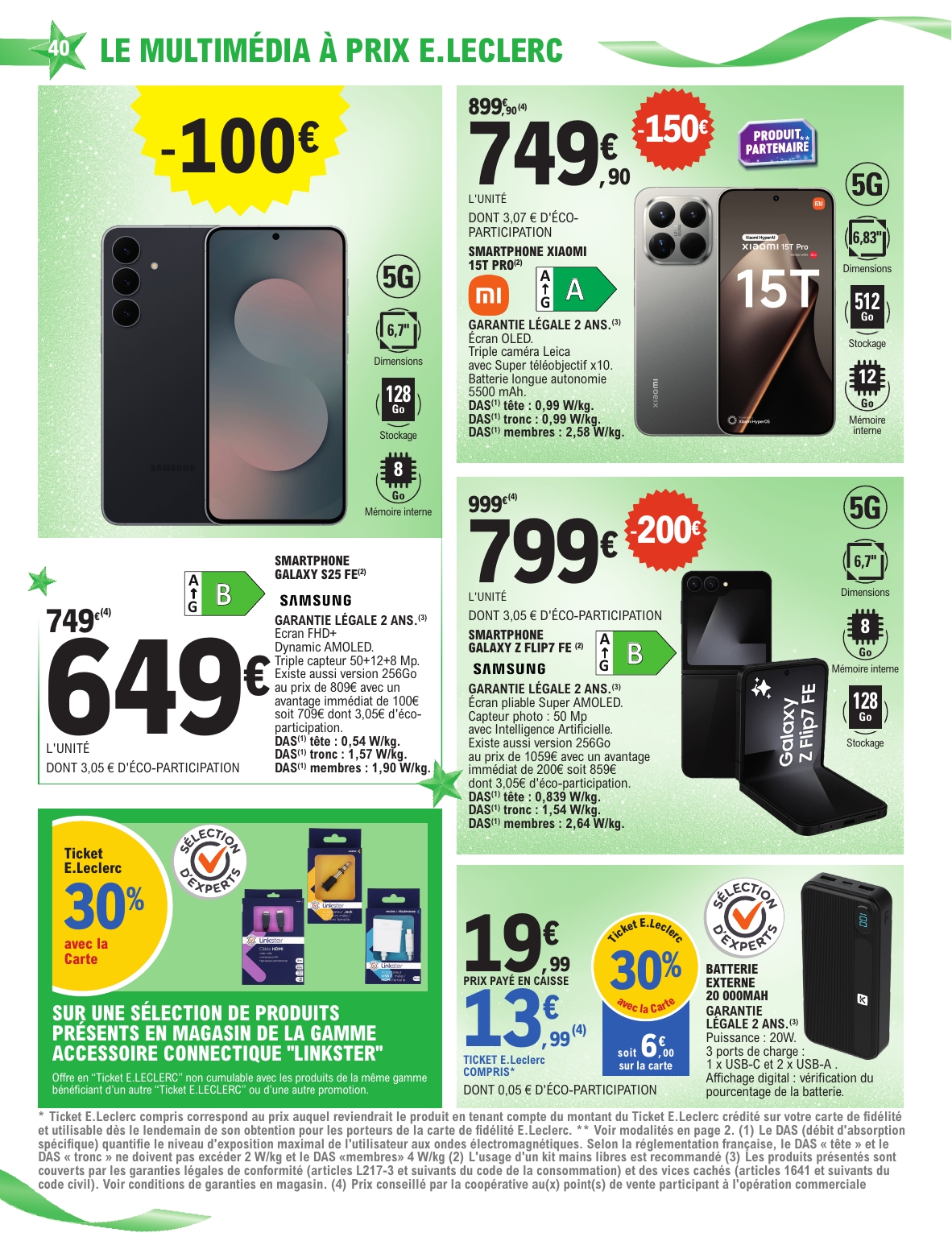 e-leclerc - Catalogue E.Leclerc - Cadeaux valable du 02/12 au 20/12 - page: 40