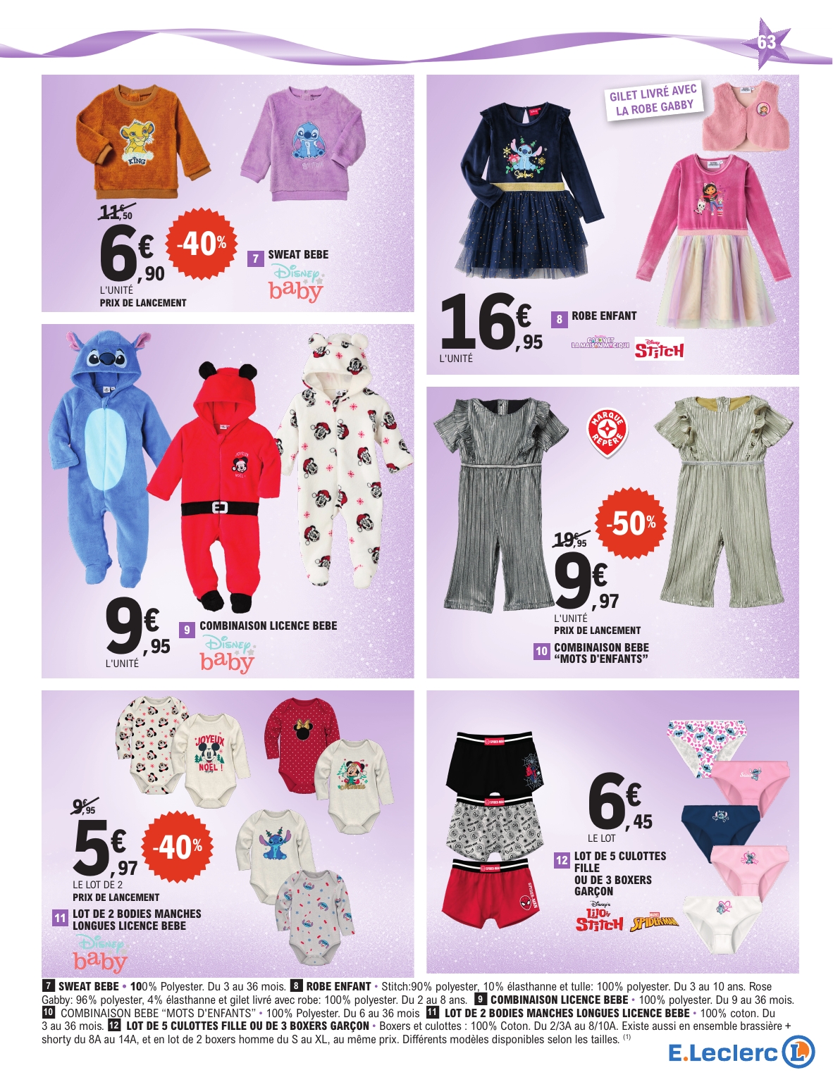 e-leclerc - Catalogue E.Leclerc - Cadeaux valable du 02/12 au 20/12 - page: 63