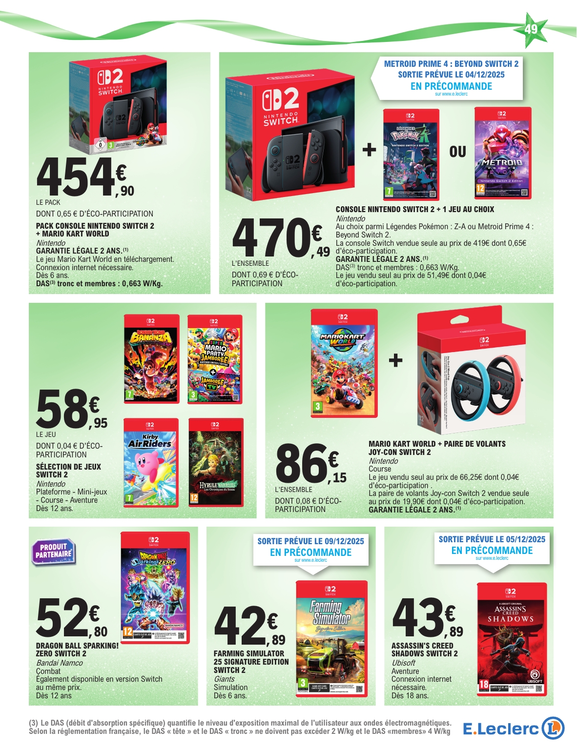 e-leclerc - Catalogue E.Leclerc - Cadeaux valable du 02/12 au 20/12 - page: 49