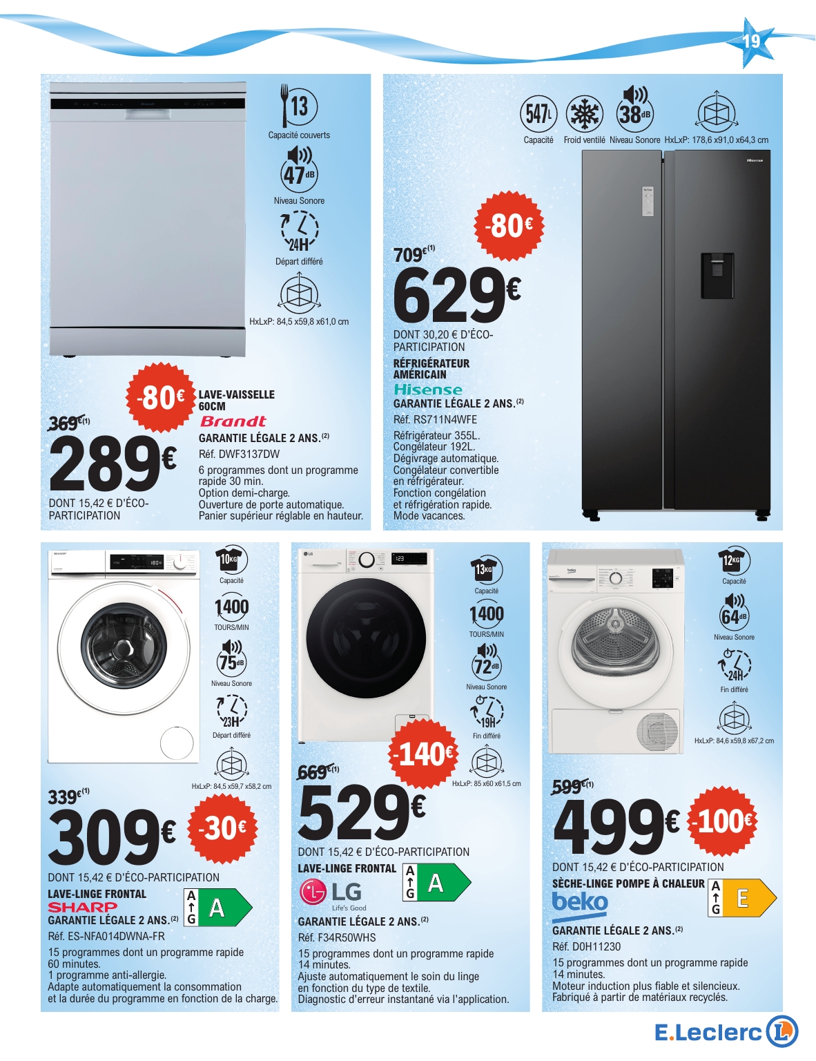e-leclerc - Catalogue E.Leclerc - Cadeaux valable du 02/12 au 20/12 - page: 19