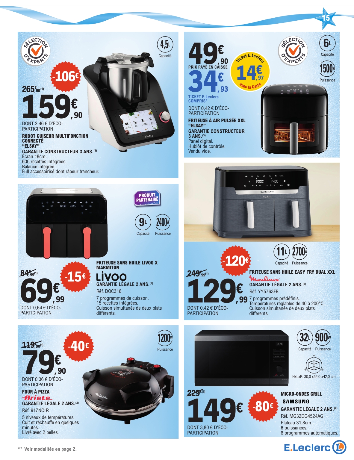 e-leclerc - Catalogue E.Leclerc - Cadeaux valable du 02/12 au 20/12 - page: 15