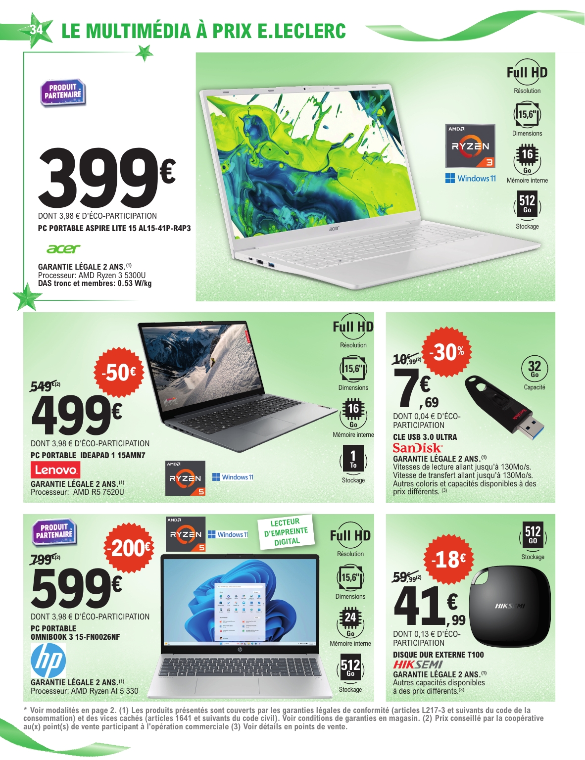 e-leclerc - Catalogue E.Leclerc - Cadeaux valable du 02/12 au 20/12 - page: 34