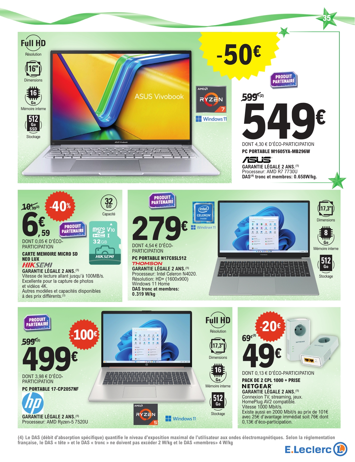 e-leclerc - Catalogue E.Leclerc - Cadeaux valable du 02/12 au 20/12 - page: 35