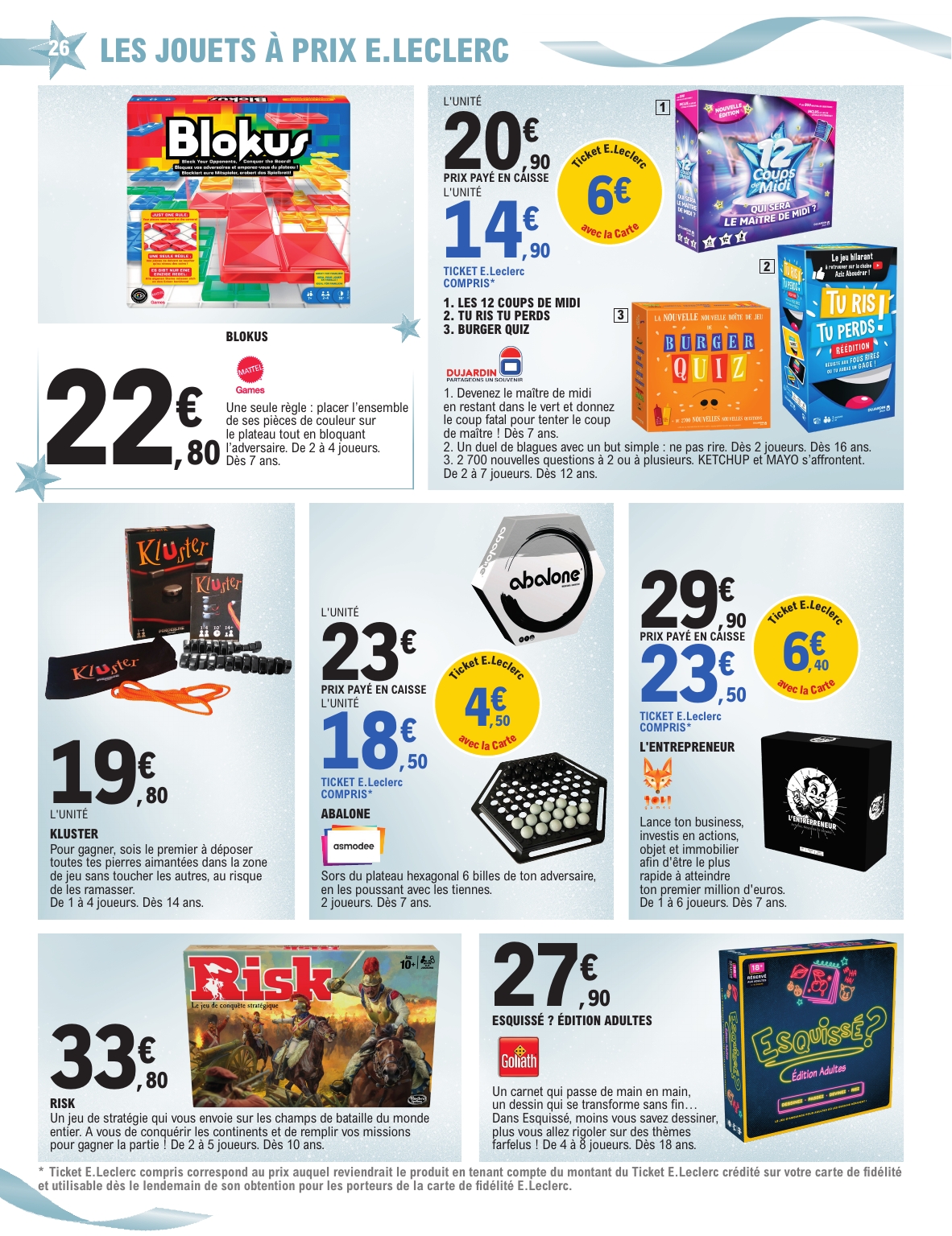 e-leclerc - Catalogue E.Leclerc - Cadeaux valable du 02/12 au 20/12 - page: 26