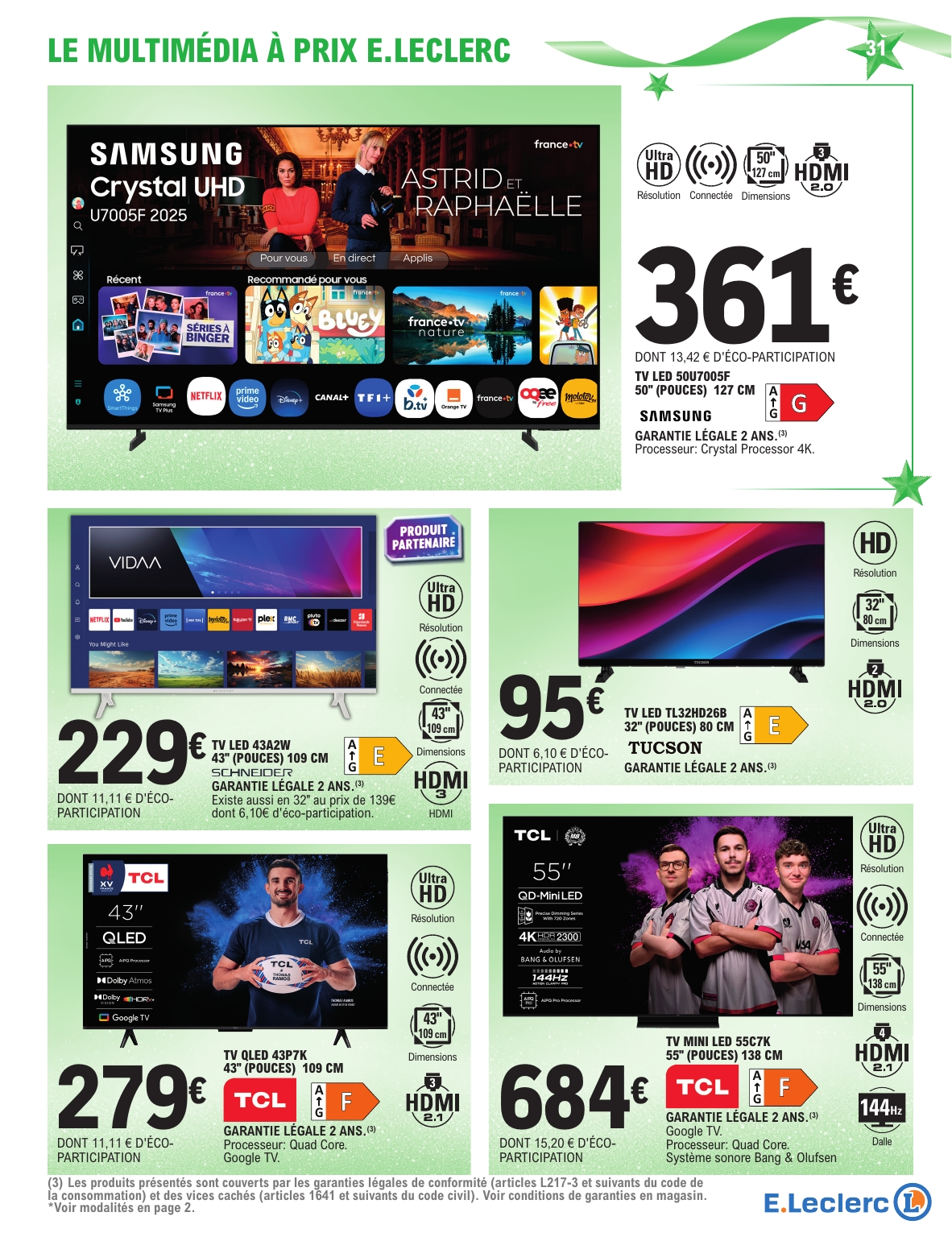 e-leclerc - Catalogue E.Leclerc - Cadeaux valable du 02/12 au 20/12 - page: 31