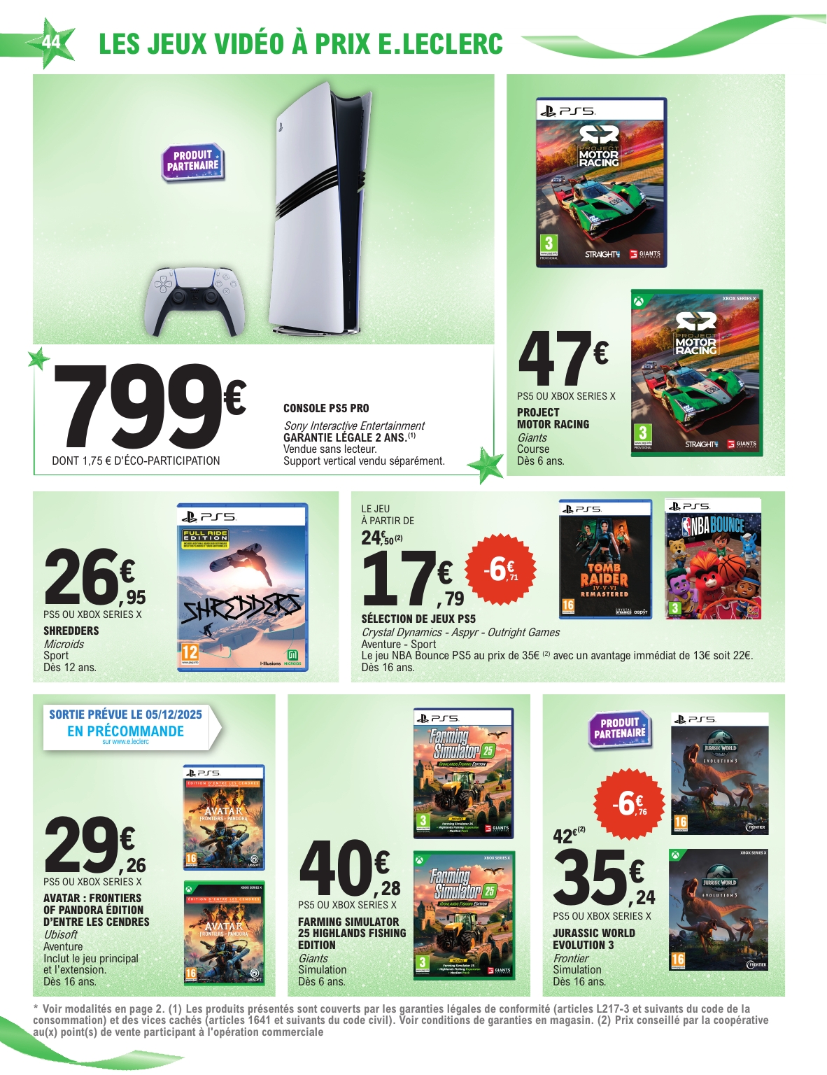 e-leclerc - Catalogue E.Leclerc - Cadeaux valable du 02/12 au 20/12 - page: 44