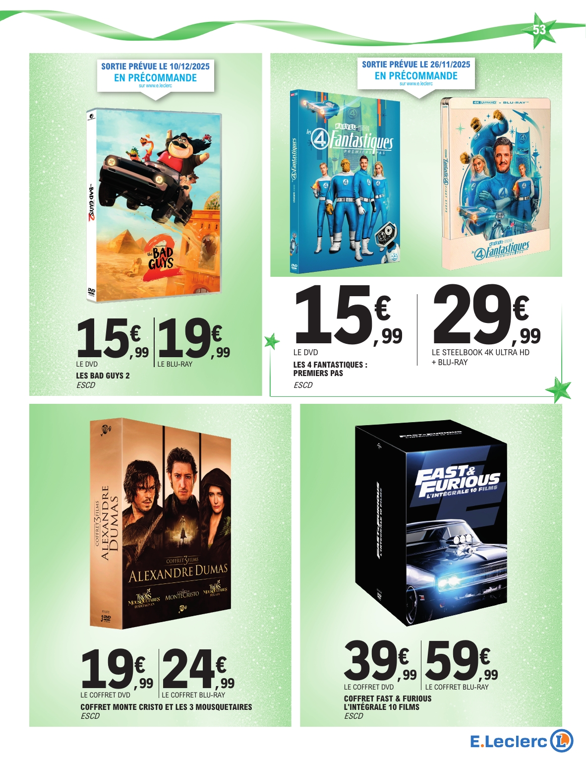 e-leclerc - Catalogue E.Leclerc - Cadeaux valable du 02/12 au 20/12 - page: 53