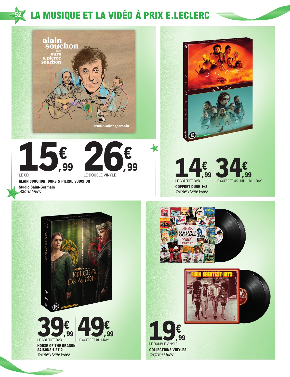 e-leclerc - Catalogue E.Leclerc - Cadeaux valable du 02/12 au 20/12 - page: 52