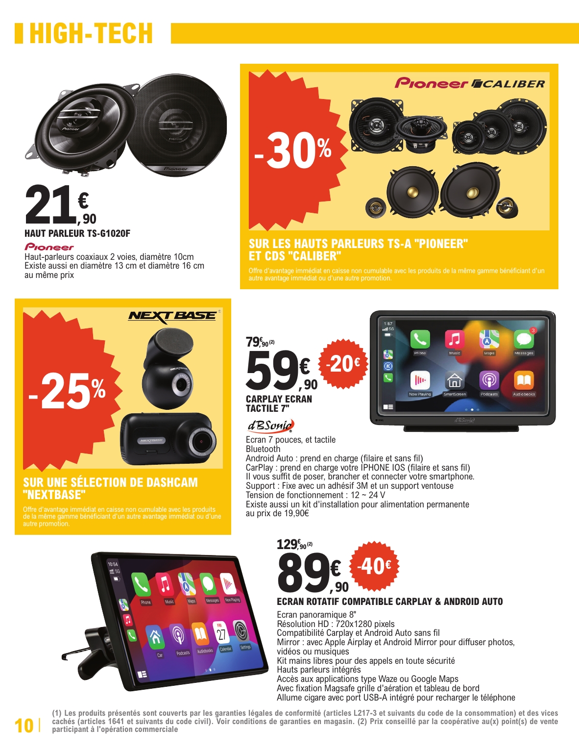 e-leclerc - Catalogue E.Leclerc - L'auto valable du 02/12 au 27/12 - page: 10