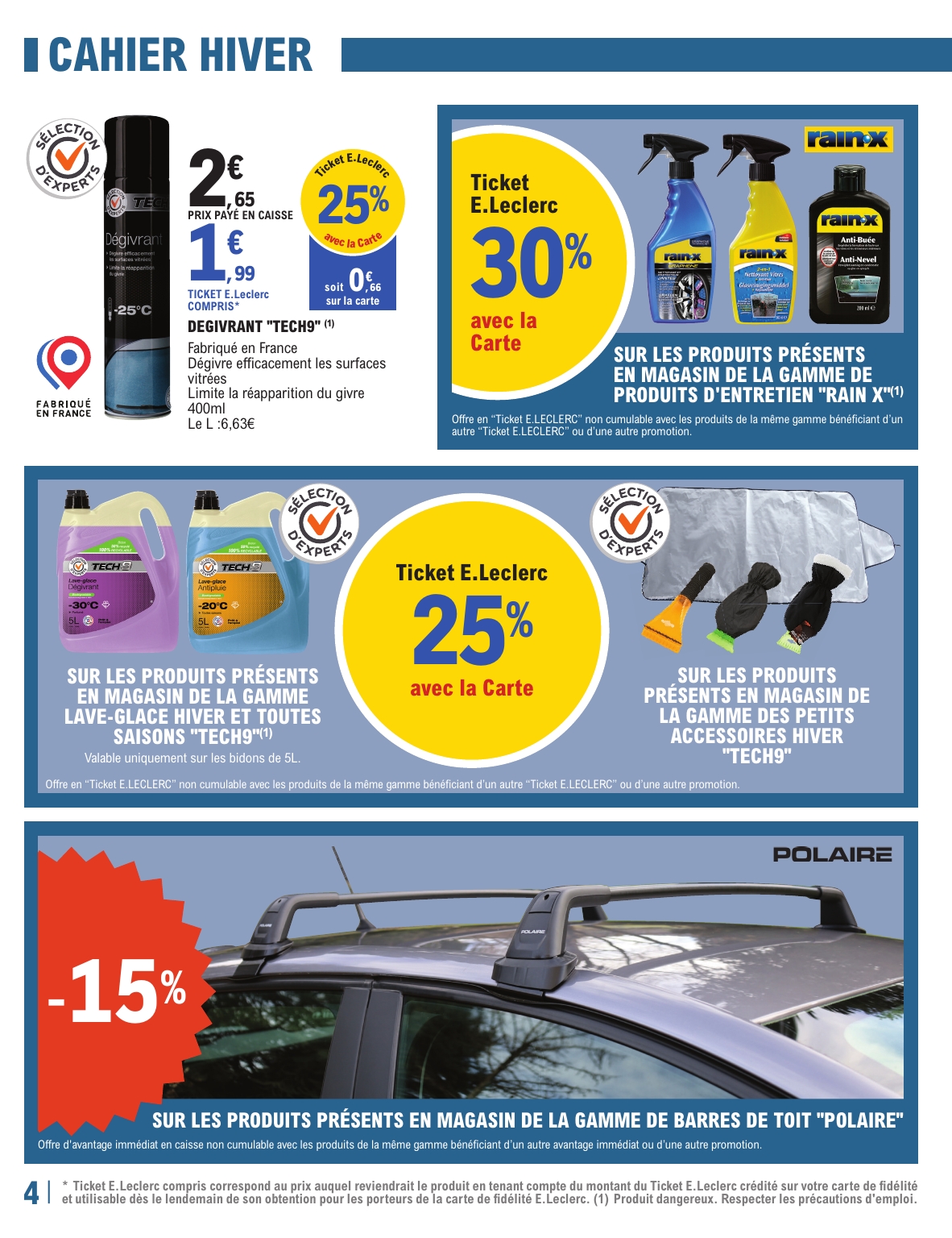 e-leclerc - Catalogue E.Leclerc - L'auto valable du 02/12 au 27/12 - page: 4