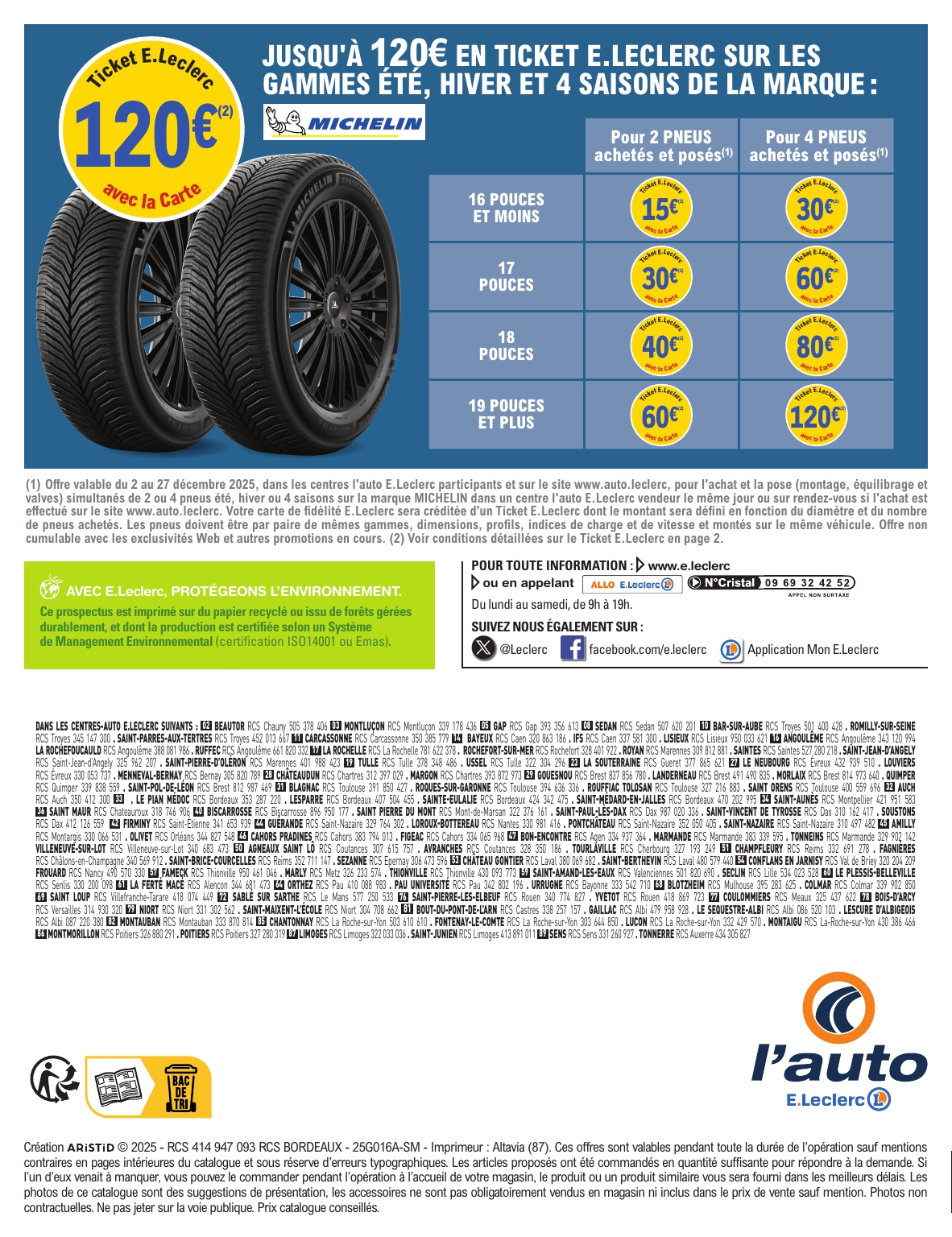 e-leclerc - Catalogue E.Leclerc - L'auto valable du 02/12 au 27/12 - page: 16