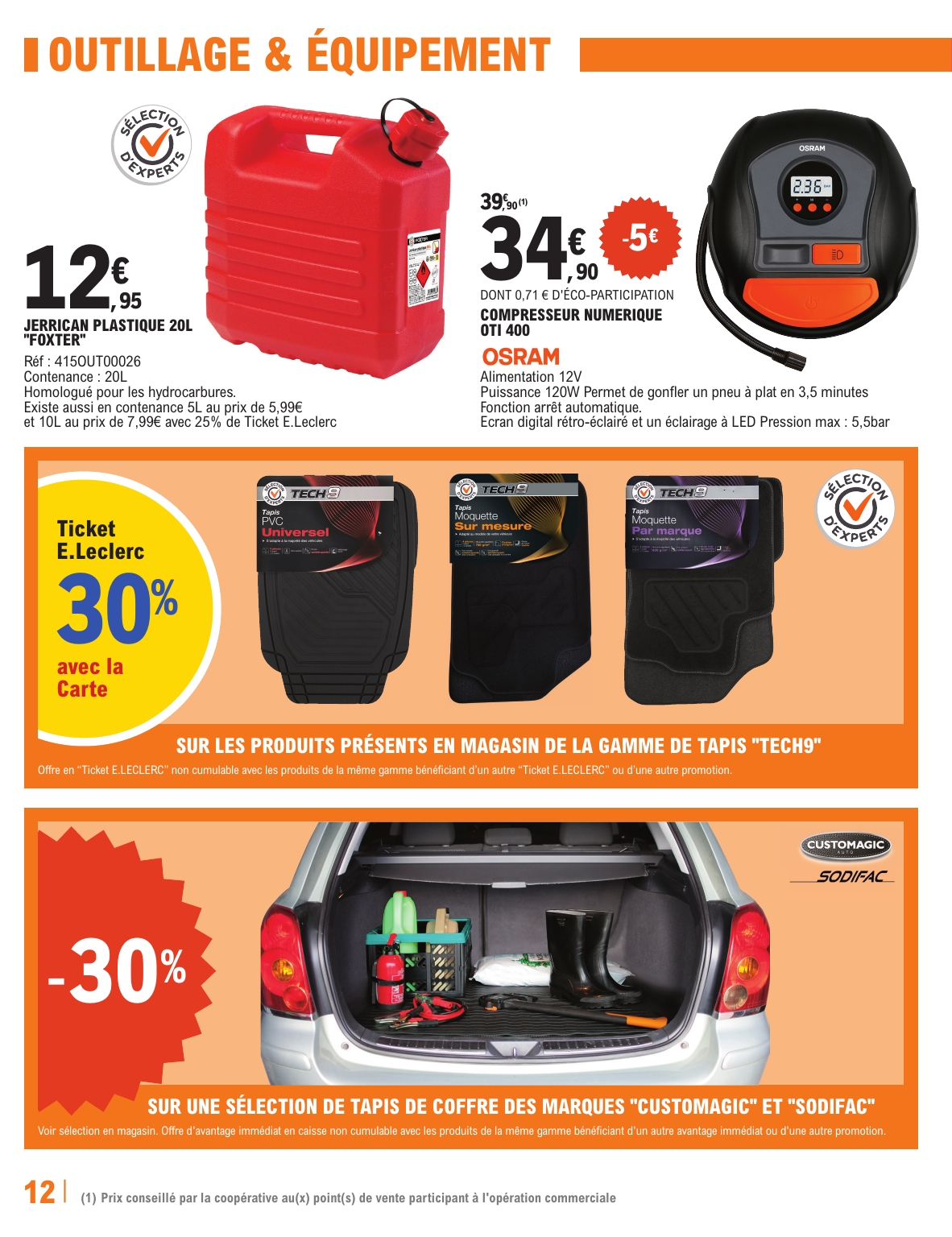 e-leclerc - Catalogue E.Leclerc - L'auto valable du 02/12 au 27/12 - page: 12