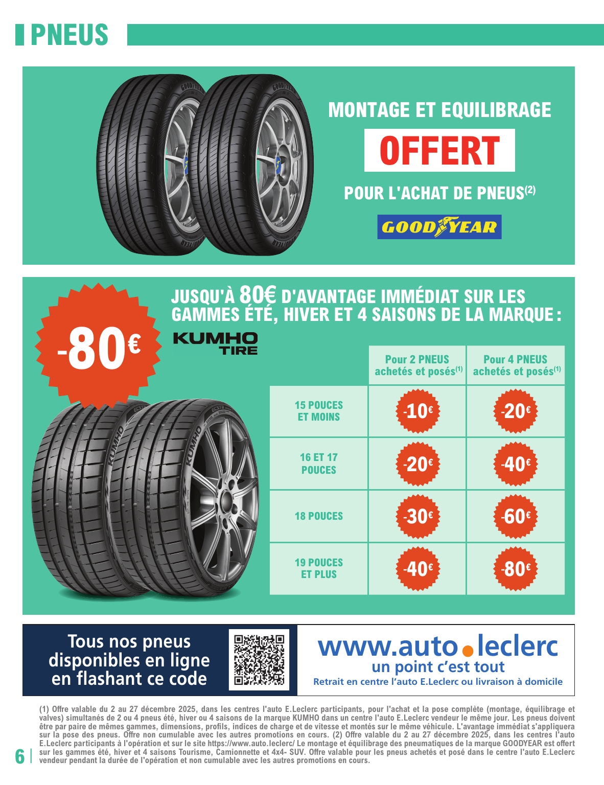 e-leclerc - Catalogue E.Leclerc - L'auto valable du 02/12 au 27/12 - page: 6