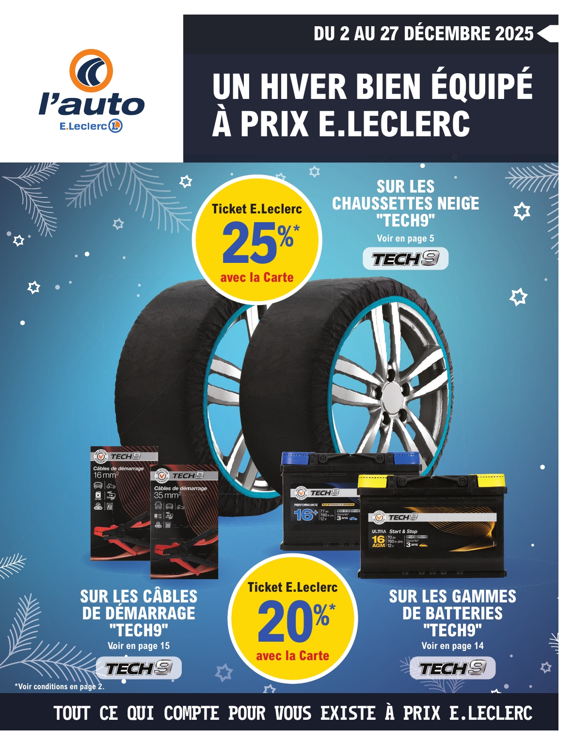 e-leclerc - Catalogue E.Leclerc - L'auto valable du 02/12 au 27/12