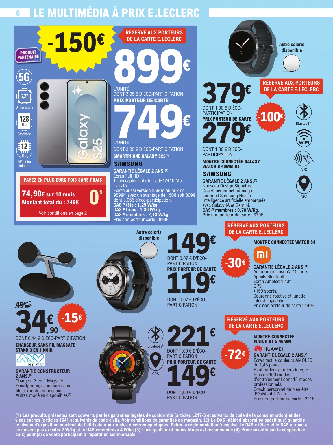 e-leclerc - Catalogue E.Leclerc - High-Tech valable du 02/12 au 24/12 - page: 6