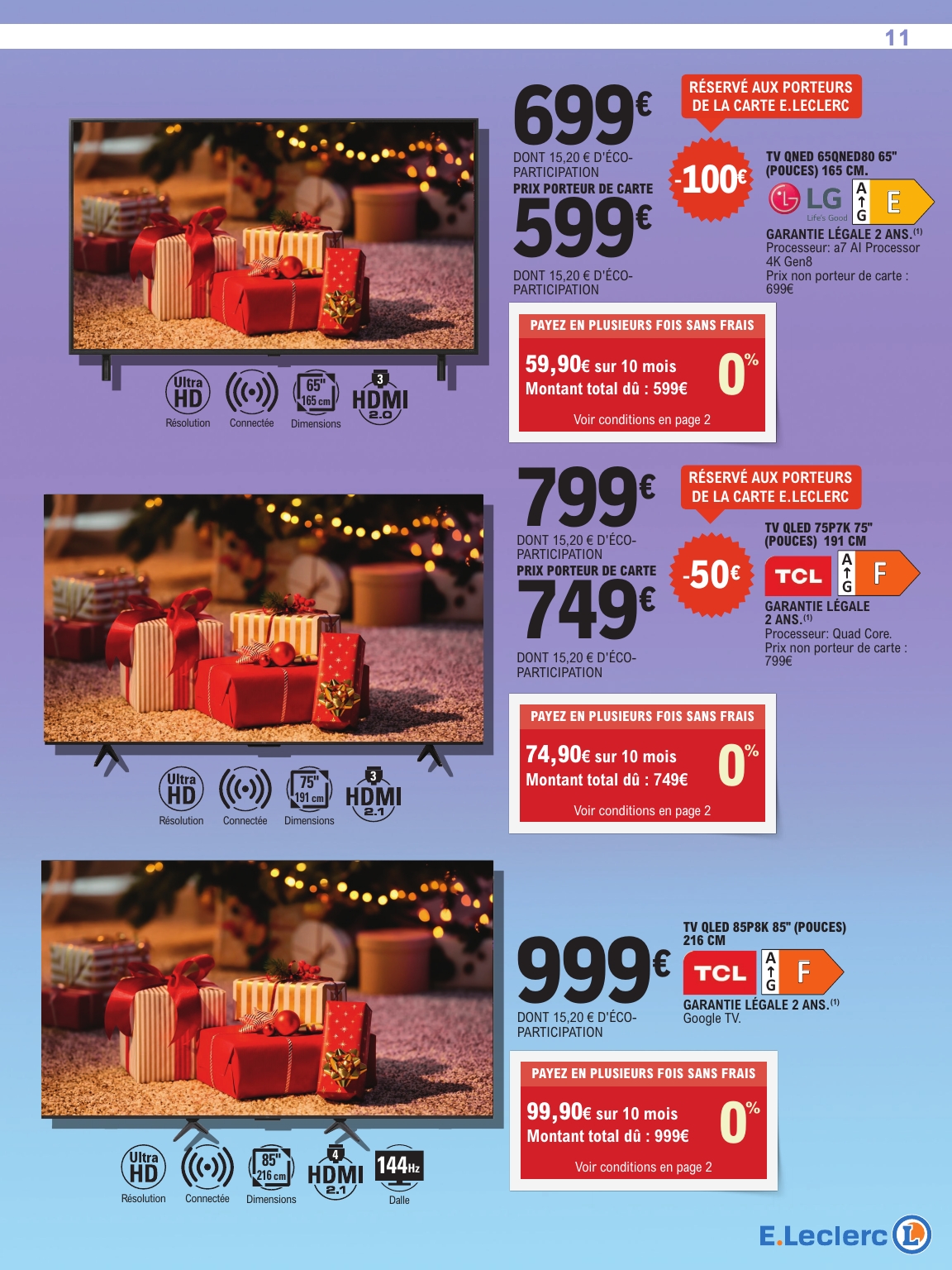 e-leclerc - Catalogue E.Leclerc - High-Tech valable du 02/12 au 24/12 - page: 11