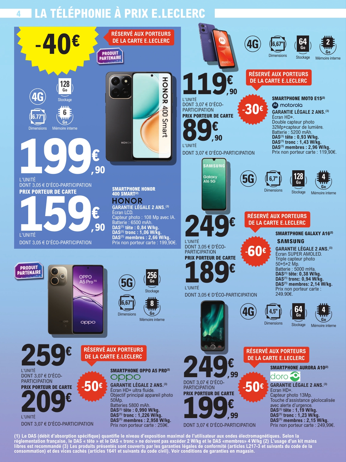 e-leclerc - Catalogue E.Leclerc - High-Tech valable du 02/12 au 24/12 - page: 4