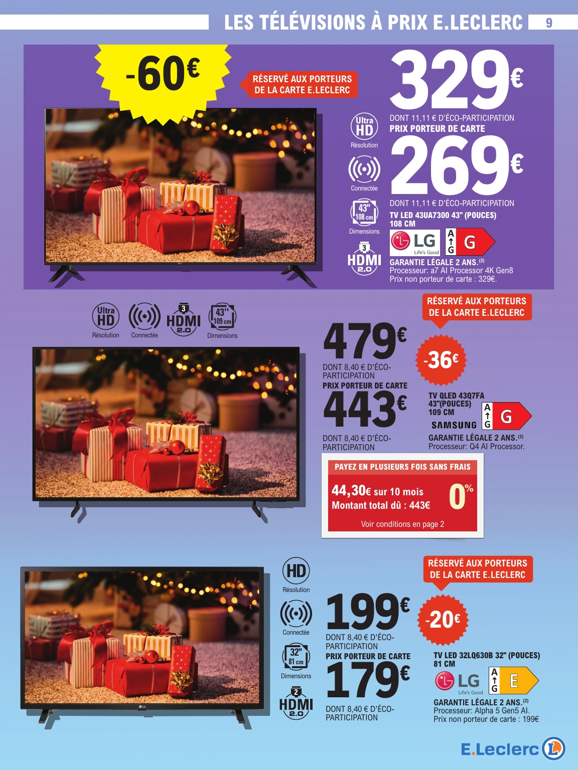 e-leclerc - Catalogue E.Leclerc - High-Tech valable du 02/12 au 24/12 - page: 9