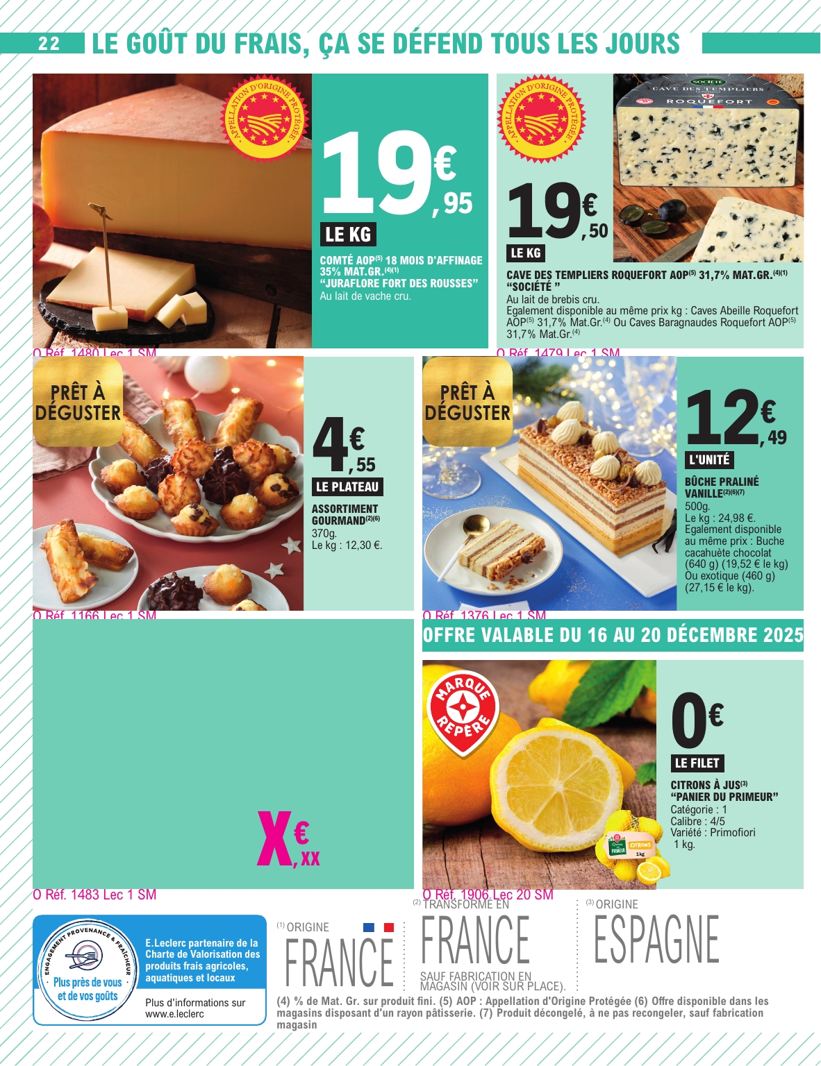 e-leclerc - Catalogue E.Leclerc valable du 16/12 au 27/12 - page: 22