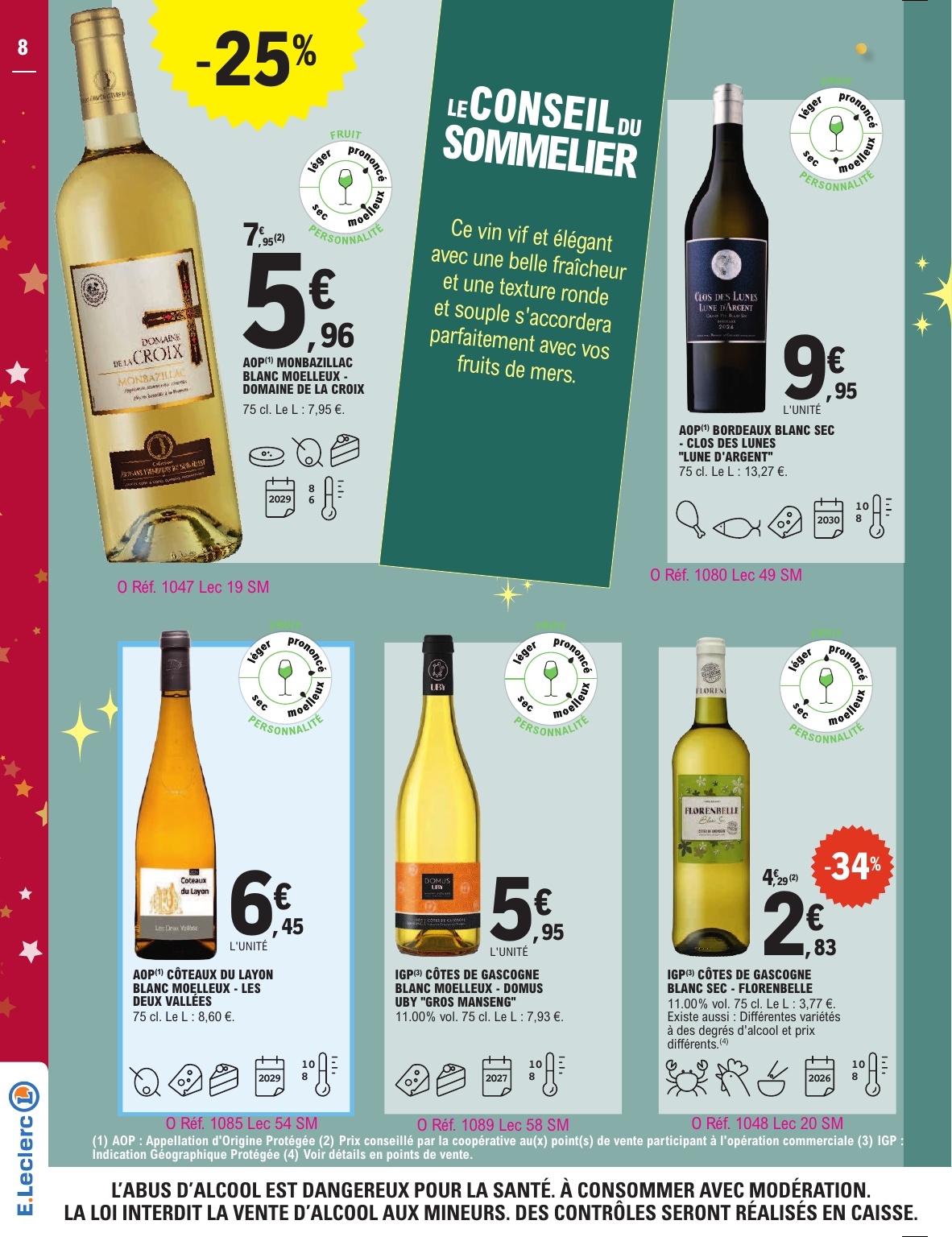 e-leclerc - Catalogue E.Leclerc - Cave de Noel valable du 09/12 au 20/12 - page: 8