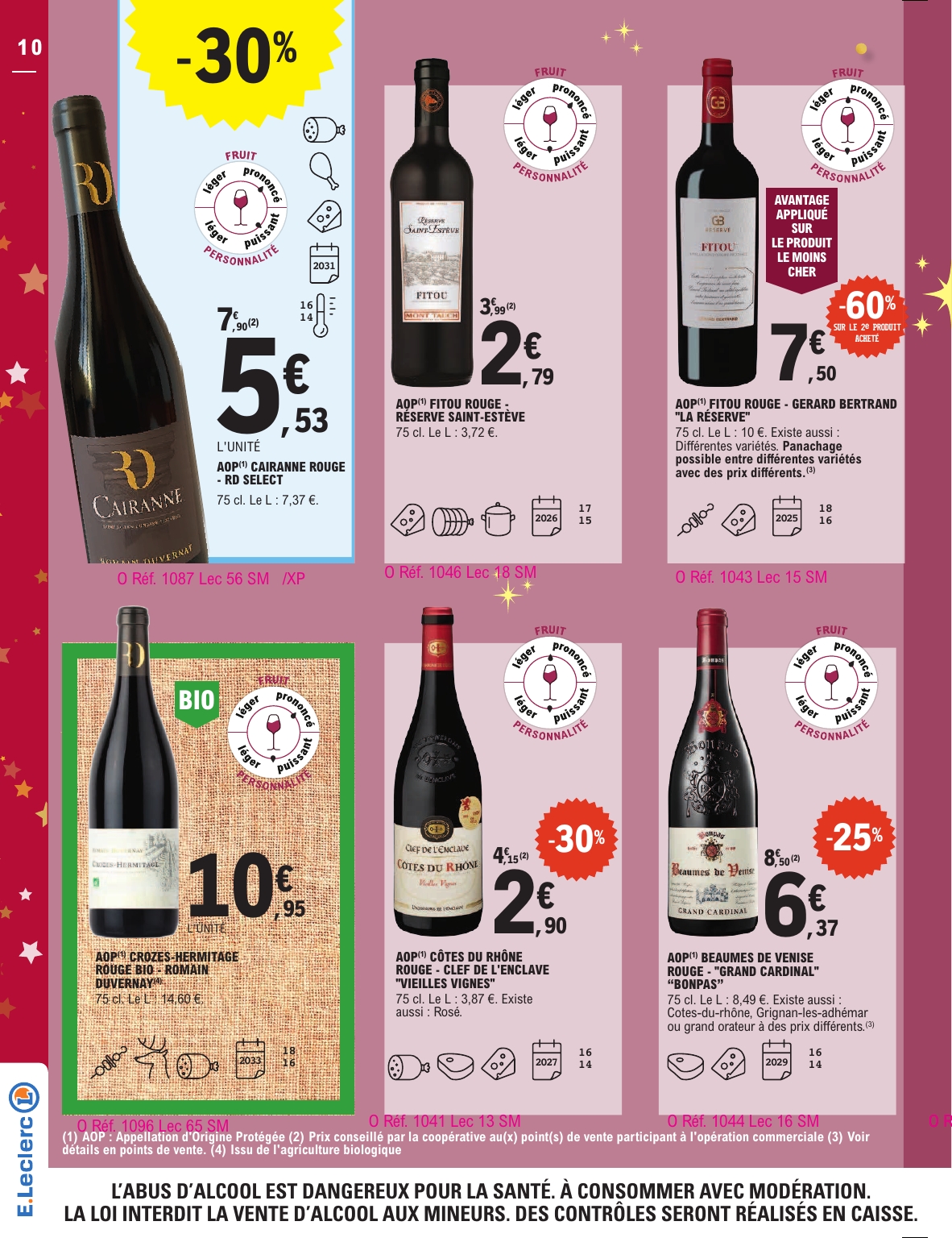 e-leclerc - Catalogue E.Leclerc - Cave de Noel valable du 09/12 au 20/12 - page: 10