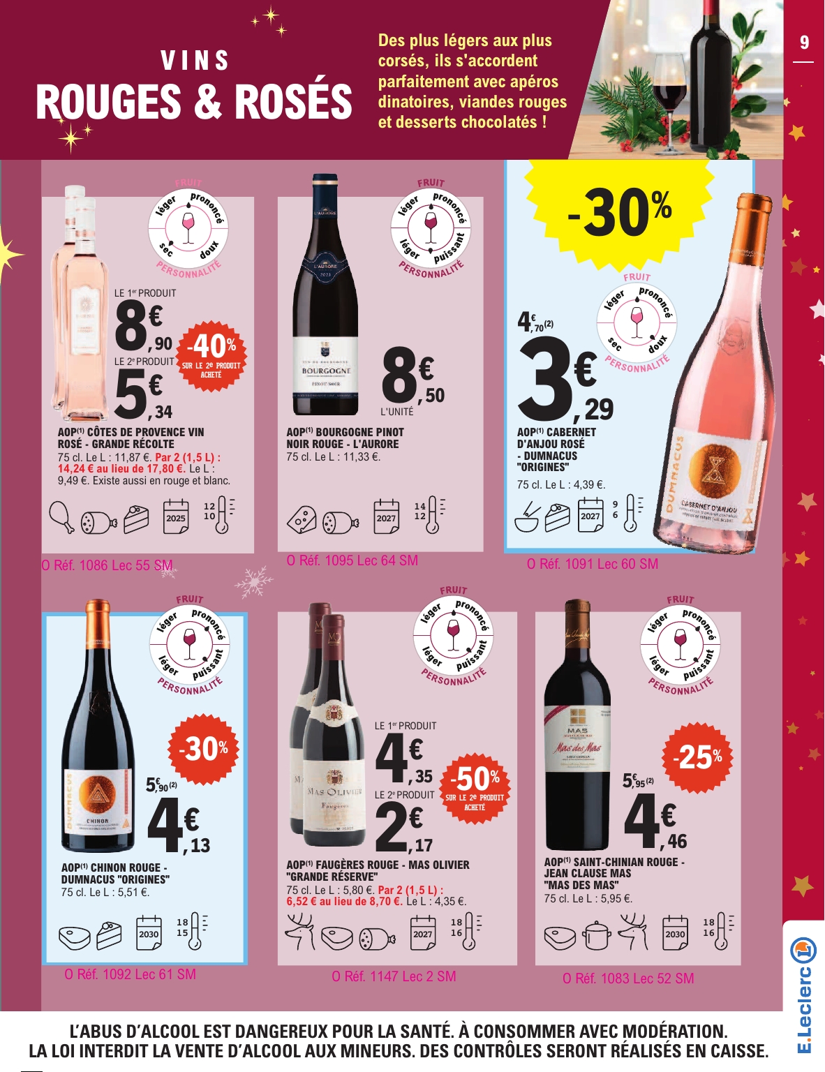 e-leclerc - Catalogue E.Leclerc - Cave de Noel valable du 09/12 au 20/12 - page: 9