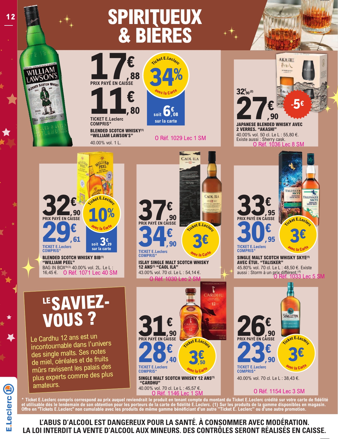 e-leclerc - Catalogue E.Leclerc - Cave de Noel valable du 09/12 au 20/12 - page: 12