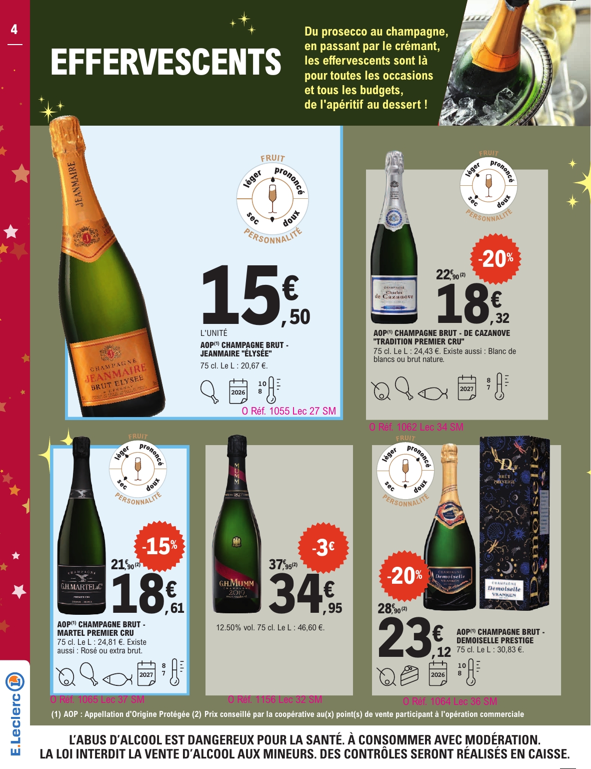 e-leclerc - Catalogue E.Leclerc - Cave de Noel valable du 09/12 au 20/12 - page: 4
